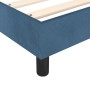 Box spring bed with dark blue velvet mattress 90x190 cm by vidaXL, Beds and slatted bases - Ref: Foro24-3144307, Price: 280,0...