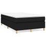 Box spring bed with black fabric mattress 120x200 cm by vidaXL, Beds and slatted bases - Ref: Foro24-3144508, Price: 332,64 €...