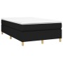 Box spring bed with black fabric mattress 120x200 cm by vidaXL, Beds and slatted bases - Ref: Foro24-3144508, Price: 332,64 €...