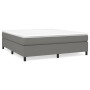 Cama box spring con colchón tela gris oscuro 180x200 cm de vidaXL, Camas y somieres - Ref: Foro24-3144440, Precio: 499,32 €, ...