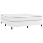 Cama box spring con colchón cuero sintético blanco 180x200 cm de vidaXL, Camas y somieres - Ref: Foro24-3144621, Precio: 541,...