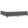 Cama box spring con colchón terciopelo gris oscuro 200x200 cm de vidaXL, Camas y somieres - Ref: Foro24-3144352, Precio: 541,...