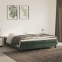 Box spring bed with dark green velvet mattress 160x200 cm by vidaXL, Beds and slatted bases - Ref: Foro24-3144342, Price: 418...