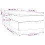 Boxspringbett mit hellgrauer Samtmatratze 100x200 cm von vidaXL, Betten und Lattenroste - Ref: Foro24-3144663, Preis: 314,18 ...