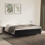 Cama box spring con colchón terciopelo negro 180x200 cm de vidaXL, Camas y somieres - Ref: Foro24-3144347, Precio: 507,41 €, ...