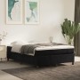 Box spring bed with black velvet mattress 140x200 cm by vidaXL, Beds and slatted bases - Ref: Foro24-3144683, Price: 383,45 €...