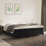 Box spring bed with black velvet mattress 200x200 cm by vidaXL, Beds and slatted bases - Ref: Foro24-3144701, Price: 549,95 €...