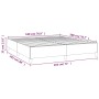 Cama box spring con colchón tela gris claro 180x200 cm de vidaXL, Camas y somieres - Ref: Foro24-3144439, Precio: 498,25 €, D...