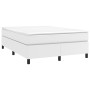 Cama box spring con colchón cuero sintético blanco 140x190 cm de vidaXL, Camas y somieres - Ref: Foro24-3144603, Precio: 448,...