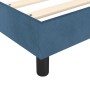 Box spring bed with dark blue velvet mattress 90x190 cm by vidaXL, Beds and slatted bases - Ref: Foro24-3144655, Price: 303,2...