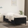 Box spring bed with black velvet mattress 100x200 cm by vidaXL, Beds and slatted bases - Ref: Foro24-3144665, Price: 292,31 €...