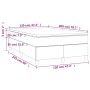 Box spring bed with pink velvet mattress 120x200 cm by vidaXL, Beds and slatted bases - Ref: Foro24-3144674, Price: 382,52 €,...