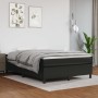 Box spring bed with black synthetic leather mattress 140x190 cm by vidaXL, Beds and slatted bases - Ref: Foro24-3144602, Pric...