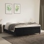 Box spring bed with black velvet mattress 160x200 cm by vidaXL, Beds and slatted bases - Ref: Foro24-3144689, Price: 435,36 €...