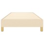 Estructura de cama de tela color crema 100x200 cm de vidaXL, Camas y somieres - Ref: Foro24-3120595, Precio: 75,23 €, Descuen...