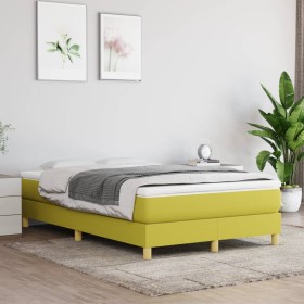 Estructura de cama de tela verde 120x200 cm de vidaXL, Camas y somieres - Ref: Foro24-3120605, Precio: 86,99 €, Descuento: %