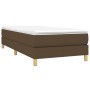 Estructura de cama de tela marrón 90x190 cm de vidaXL, Camas y somieres - Ref: Foro24-3120577, Precio: 77,62 €, Descuento: %