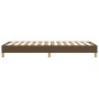 Estructura de cama de tela marrón 90x190 cm de vidaXL, Camas y somieres - Ref: Foro24-3120577, Precio: 77,62 €, Descuento: %