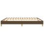 Estructura de cama de tela marrón 160x200 cm de vidaXL, Camas y somieres - Ref: Foro24-3120625, Precio: 108,13 €, Descuento: %