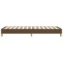 Estructura de cama de tela marrón 100x200 cm de vidaXL, Camas y somieres - Ref: Foro24-3120593, Precio: 86,71 €, Descuento: %