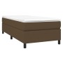 Brown fabric bed frame 90x190 cm by vidaXL, Beds and slatted bases - Ref: Foro24-3120825, Price: 106,27 €, Discount: %