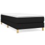 Estructura de cama de tela negra 90x200 cm de vidaXL, Camas y somieres - Ref: Foro24-3120584, Precio: 73,91 €, Descuento: %