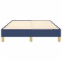 Estructura de cama de tela azul 120x200 cm de vidaXL, Camas y somieres - Ref: Foro24-3120604, Precio: 105,88 €, Descuento: %