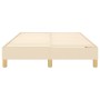 Cream fabric bed frame 120x200 cm by vidaXL, Beds and slatted bases - Ref: Foro24-3120603, Price: 95,99 €, Discount: %