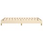 Cream fabric bed frame 120x200 cm by vidaXL, Beds and slatted bases - Ref: Foro24-3120603, Price: 95,99 €, Discount: %