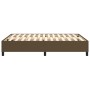 Estructura de cama de tela marrón 140x200 cm de vidaXL, Camas y somieres - Ref: Foro24-3120865, Precio: 145,27 €, Descuento: %