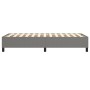 Estructura de cama de tela gris oscuro 100x200 cm de vidaXL, Camas y somieres - Ref: Foro24-3120839, Precio: 104,63 €, Descue...