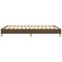 Estructura de cama de tela marrón 140x190 cm de vidaXL, Camas y somieres - Ref: Foro24-3120609, Precio: 97,08 €, Descuento: %