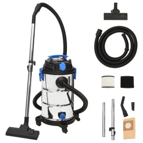 Silver wet and dry vacuum cleaner 1200 W 30 L by vidaXL, Vacuum cleaners - Ref: Foro24-152916, Price: 89,95 €, Discount: %