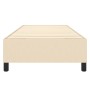 Cream fabric bed frame 90x190 cm by vidaXL, Beds and slatted bases - Ref: Foro24-3120827, Price: 105,94 €, Discount: %