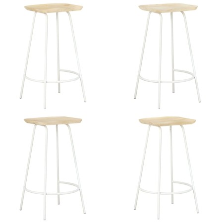 Kitchen stools 4 units solid mango wood by vidaXL, Kitchen stools - Ref: Foro24-320650, Price: 226,17 €, Discount: %