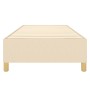 Estructura de cama de tela color crema 90x200 cm de vidaXL, Camas y somieres - Ref: Foro24-3120934, Precio: 87,99 €, Descuent...