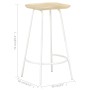 Kitchen stools 4 units solid mango wood by vidaXL, Kitchen stools - Ref: Foro24-320650, Price: 226,17 €, Discount: %