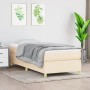 Cream fabric bed frame 90x190 cm by vidaXL, Beds and slatted bases - Ref: Foro24-3120926, Price: 104,91 €, Discount: %