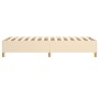 Cream fabric bed frame 90x190 cm by vidaXL, Beds and slatted bases - Ref: Foro24-3120926, Price: 104,91 €, Discount: %