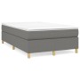 Estructura de cama de tela gris oscuro 120x200 cm de vidaXL, Camas y somieres - Ref: Foro24-3120946, Precio: 114,15 €, Descue...