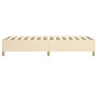 Cream fabric bed frame 80x200 cm by vidaXL, Beds and slatted bases - Ref: Foro24-3120918, Price: 111,79 €, Discount: %