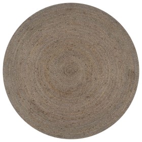 Hand-woven round gray jute rug 90 cm by vidaXL, Rugs - Ref: Foro24-133662, Price: 26,99 €, Discount: %