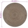 Hand-woven round gray jute rug 90 cm by vidaXL, Rugs - Ref: Foro24-133662, Price: 26,67 €, Discount: %