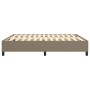 Taupe gray fabric bed frame 160x200 cm by vidaXL, Beds and slatted bases - Ref: Foro24-3120874, Price: 150,44 €, Discount: %