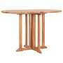 Folding 5-piece solid teak wood garden dining set by vidaXL, Garden sets - Ref: Foro24-49003, Price: 420,68 €, Discount: %