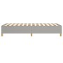 Light gray fabric bed frame 80x200 cm by vidaXL, Beds and slatted bases - Ref: Foro24-3120913, Price: 101,00 €, Discount: %