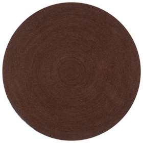 Brown Round Handwoven Jute Rug 90cm by vidaXL, Rugs - Ref: Foro24-133671, Price: 30,64 €, Discount: %