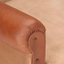 Leather armchair with authentic brown canvas. by vidaXL, Armchairs - Ref: Foro24-320780, Price: 211,99 €, Discount: %