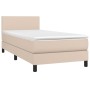 Boxspringbett mit Cappuccino-Kunstledermatratze 100x200cm von vidaXL, Betten und Lattenroste - Ref: Foro24-3140992, Preis: 35...