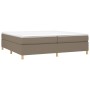 Estructura de cama de tela gris taupe 200x200 cm de vidaXL, Camas y somieres - Ref: Foro24-3120989, Precio: 154,36 €, Descuen...